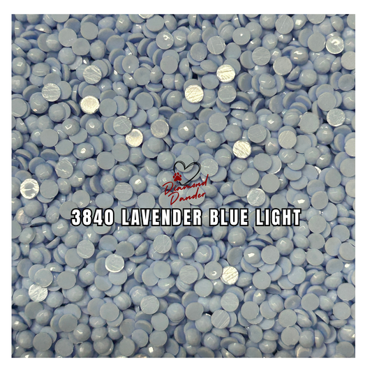 Diamond Dander: 3840 Lavender Blue Light - Round Drill
