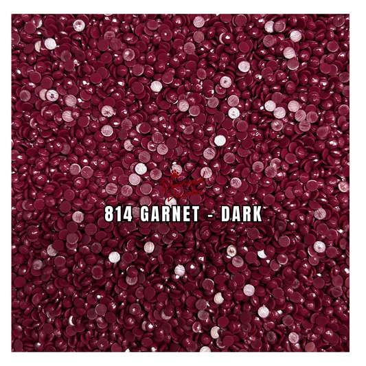 Diamond Dander: 814 Garnet - Dark -  Round Drill