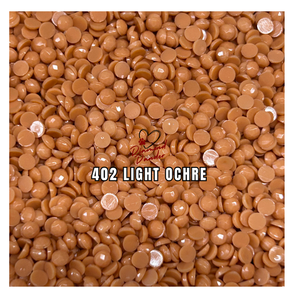 Diamond Dander: 402 Light Ochre - 2.8mm Round Drill