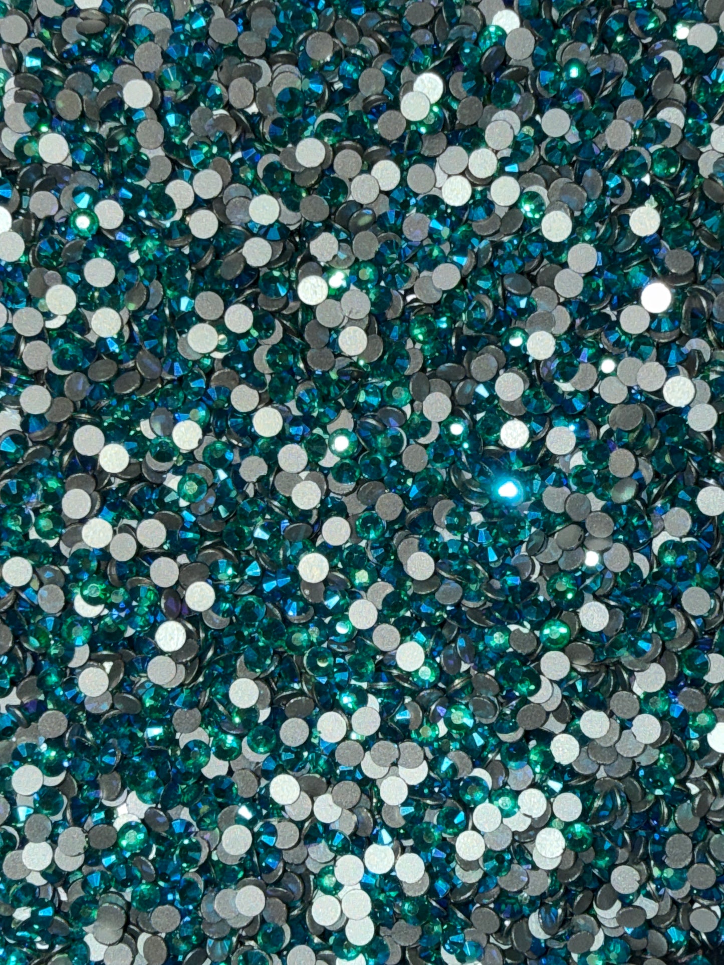 Diamond Dander: SS10 Peacock AB Glass Rhinestones