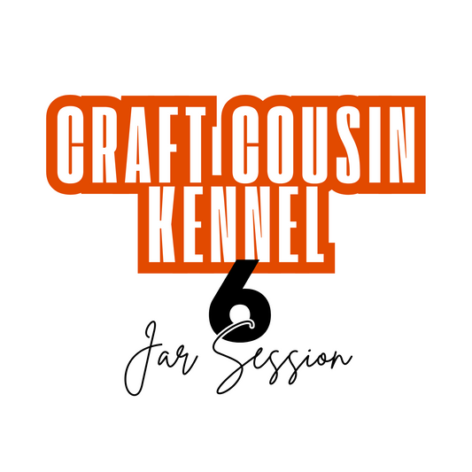 6 Jar - Craft Cousins Custom Glitter Session