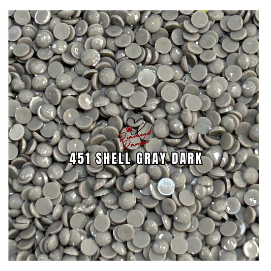 Diamond Dander: 451 Shell Gray Dark - Round Drill