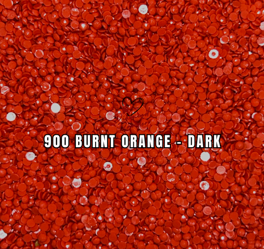 Diamond Dander: 900 Burnt Orange - Dark -  Round Drill