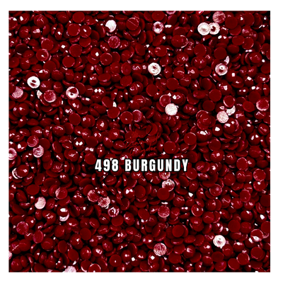 Diamond Dander: 498 Burgundy - 2.8mm Round Drill