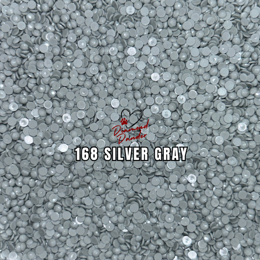 Diamond Dander: 168 Silver Gray -  Round Drill