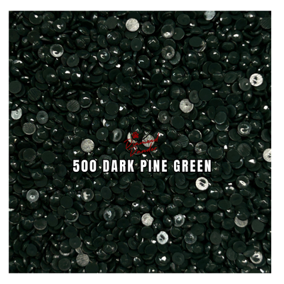 Diamond Dander: 500 Dark Pine Green - 2.8mm Round Drill