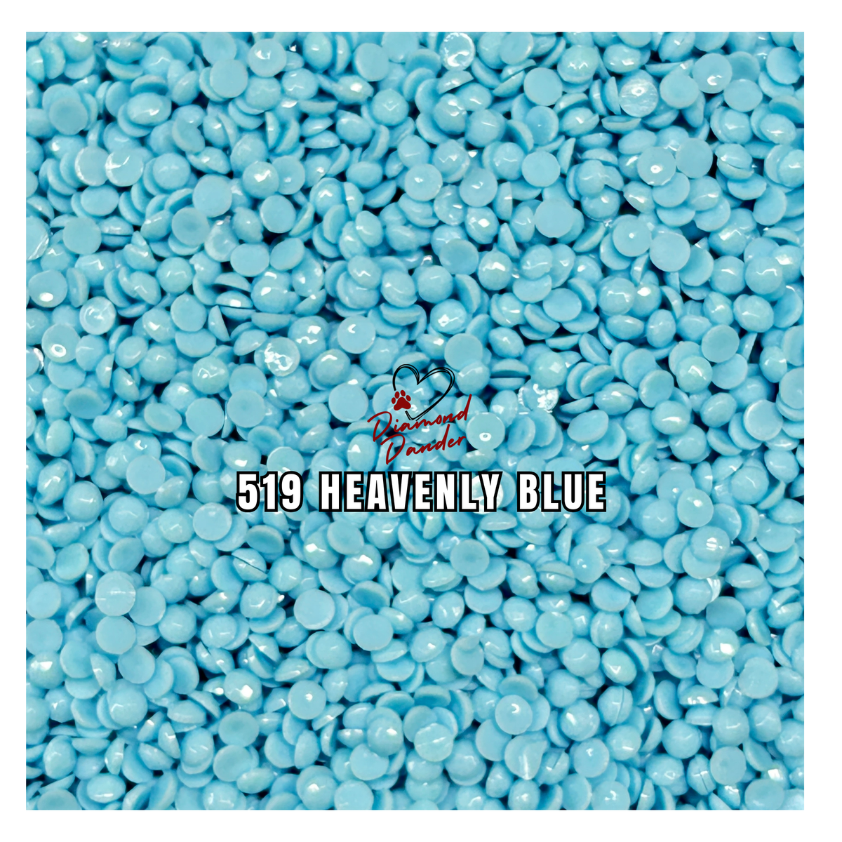 Diamond Dander: 519 Heavenly Blue - Round Drill