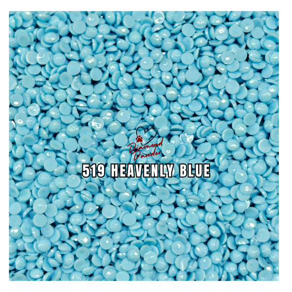 Diamond Dander: 519 Heavenly Blue - 2.8mm Round Drill