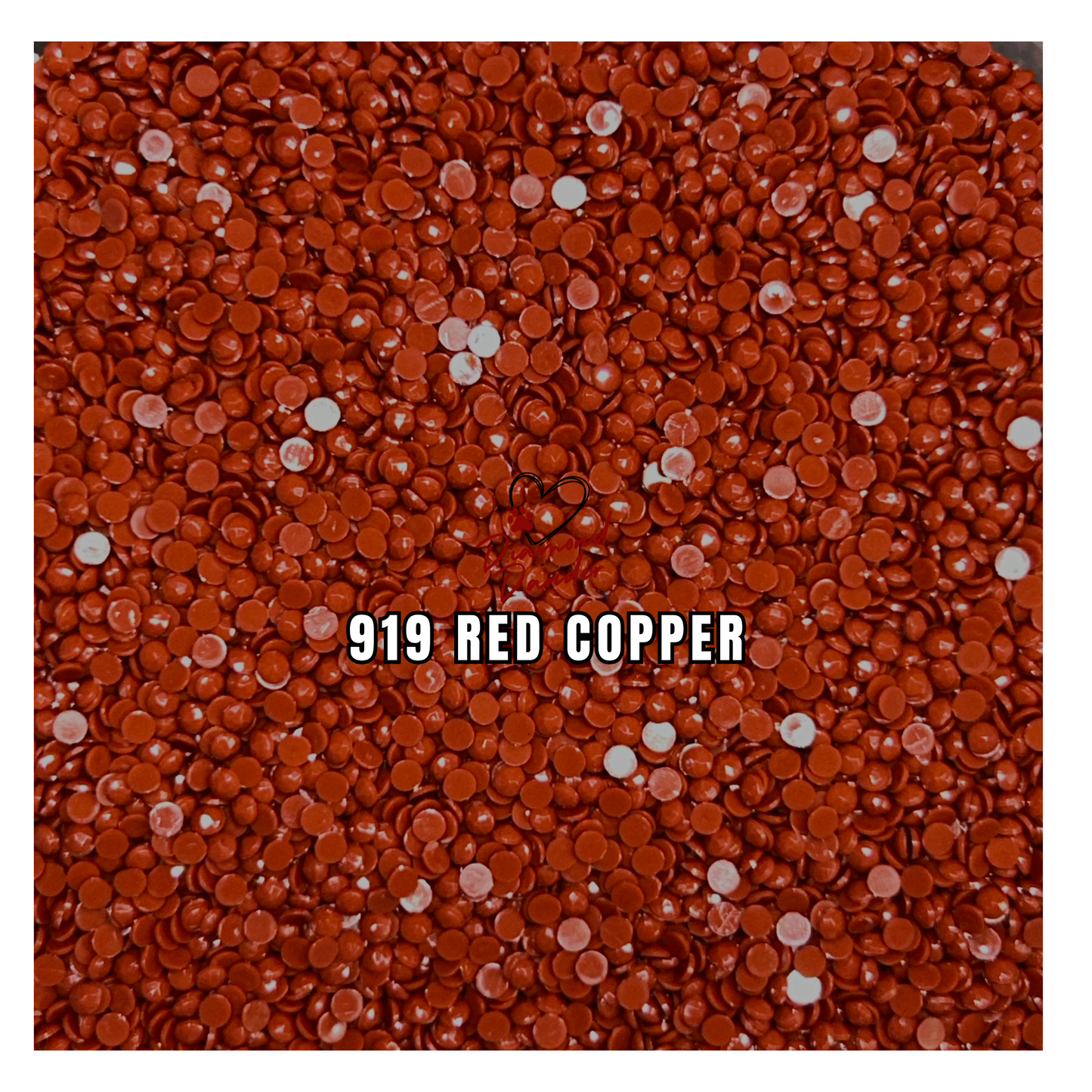 Diamond Dander: 919 Red Copper -  Round Drill