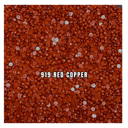 Diamond Dander: 919 Red Copper -  Round Drill