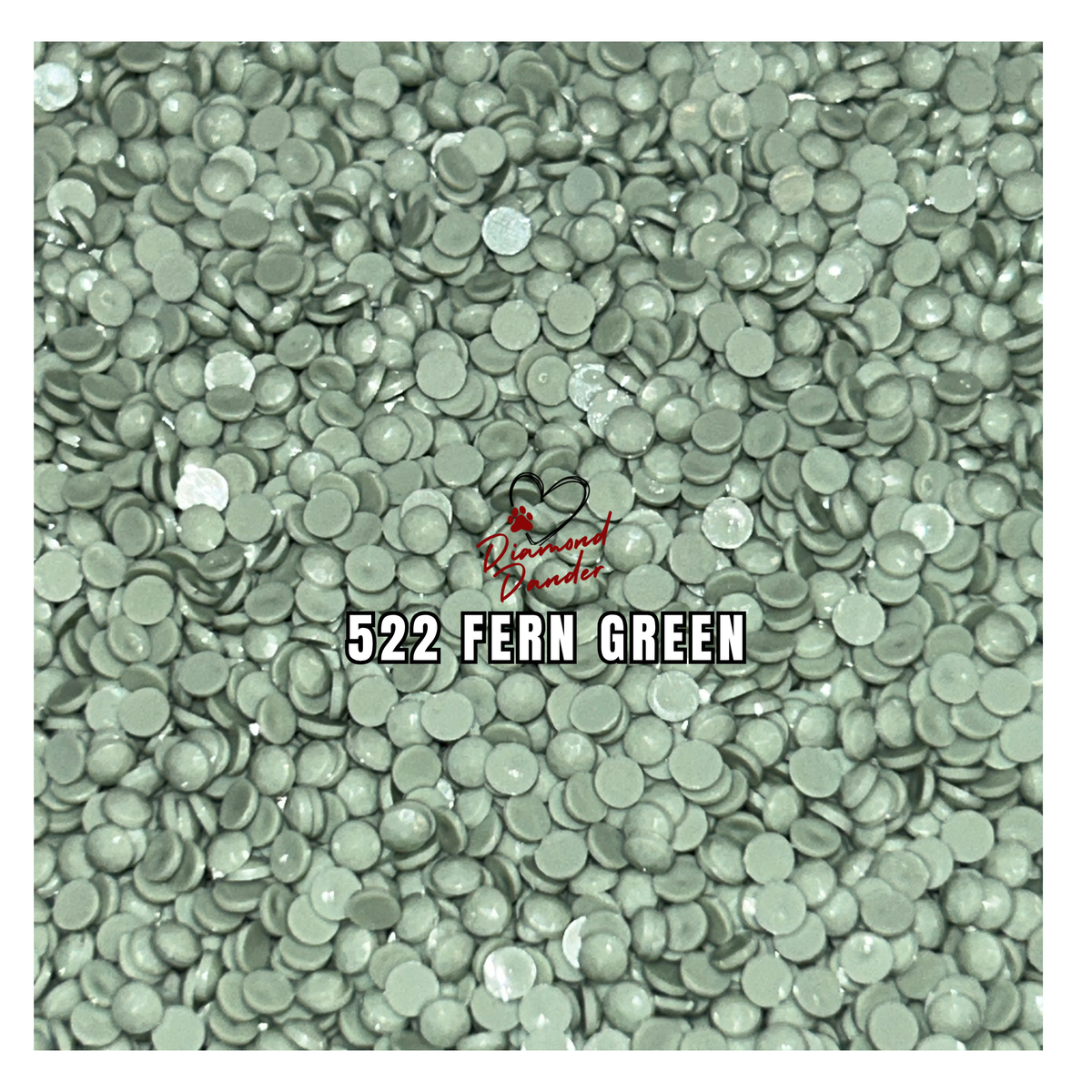 Diamond Dander: 522 Fern Green - Round Drill