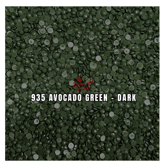 Diamond Dander: 935 Avocado Green - Dark -  Round Drill