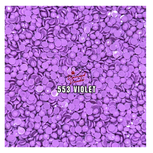 Diamond Dander: 553 Violet - Round Drill