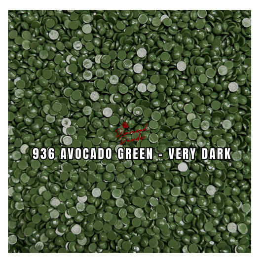 Diamond Dander: 936 Avocado Green - Very Dark -  Round Drill