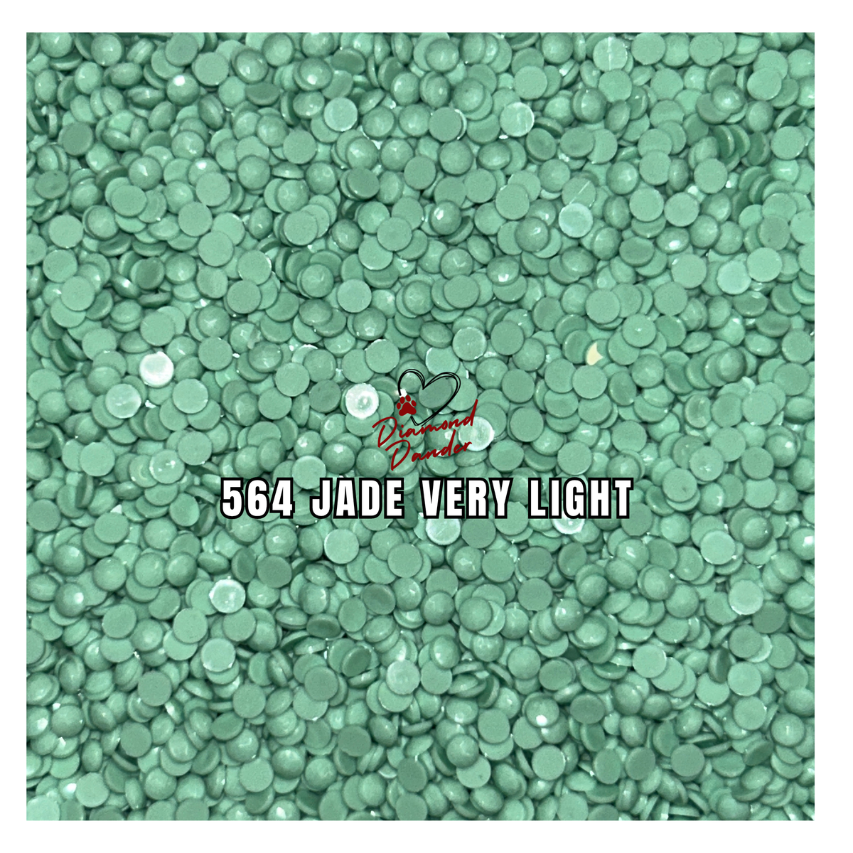 Diamond Dander: 564 Jade Very Light - Round Drill