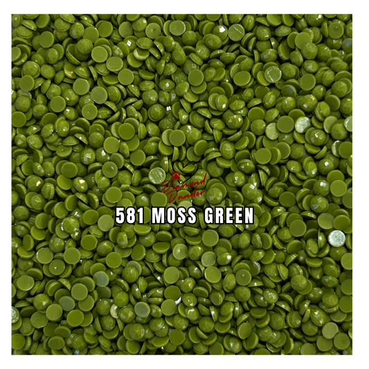 Diamond Dander: 581 Moss Green - Round Drill
