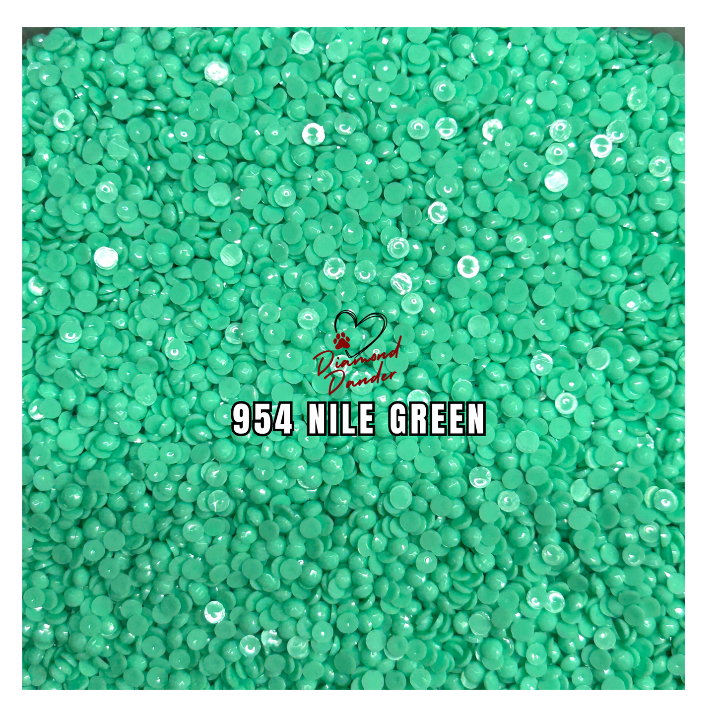 Diamond Dander: 954 Nile Green -  Round Drill