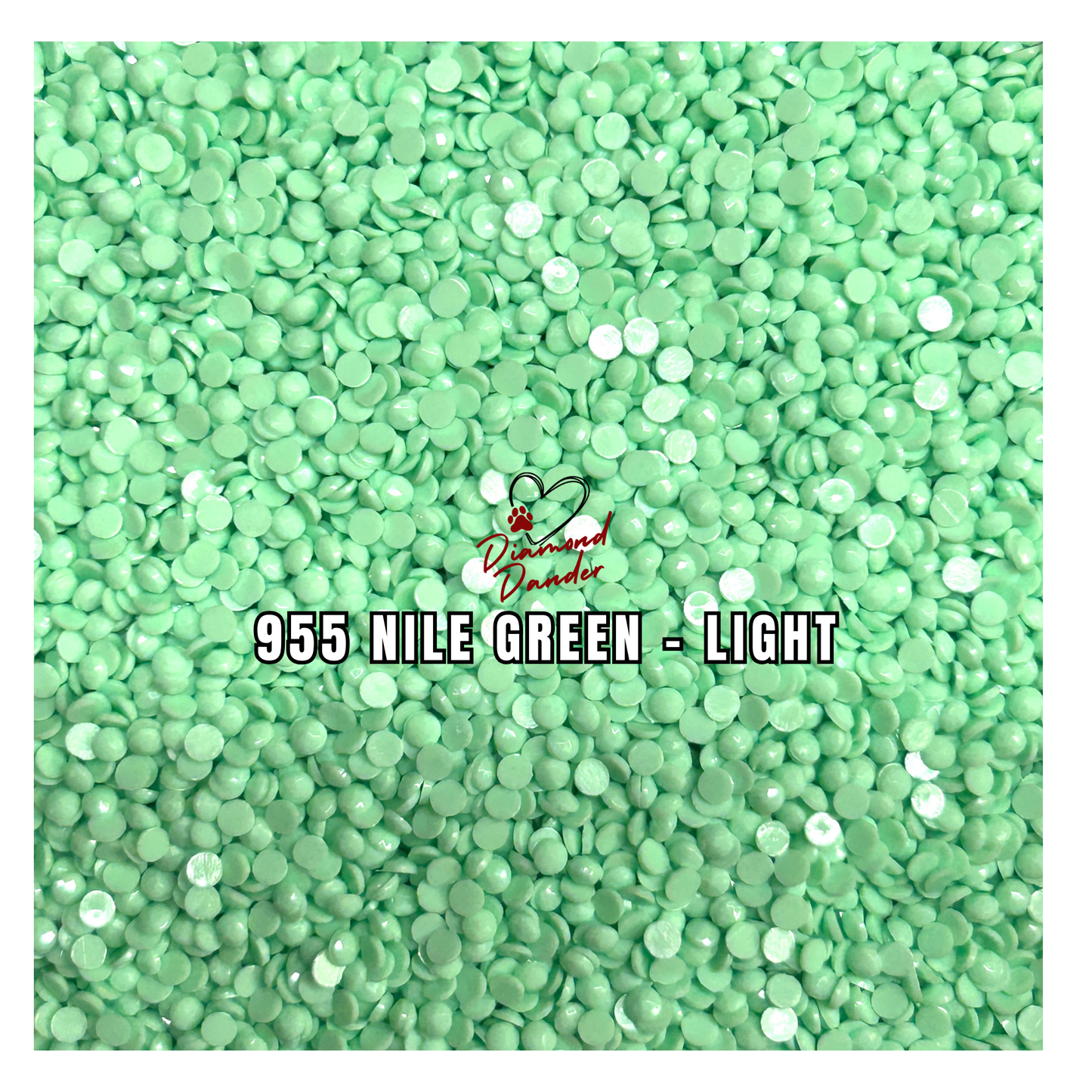 Diamond Dander: 955 Nile Green - Light -  Round Drill