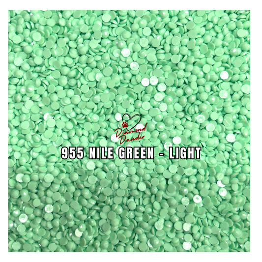 Diamond Dander: 955 Nile Green - Light -  Round Drill