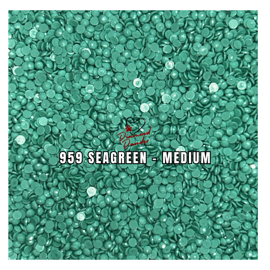 Diamond Dander: 959 Seagreen - Medium -  Round Drill