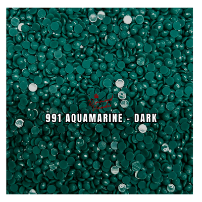 Diamond Dander: 991 Aquamarine - Dark -  Round Drill