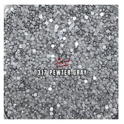 Diamond Dander: 317 Pewter Gray -  Round Drill