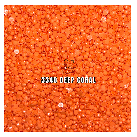 Diamond Dander: 3340 Deep Coral -  Round Drill