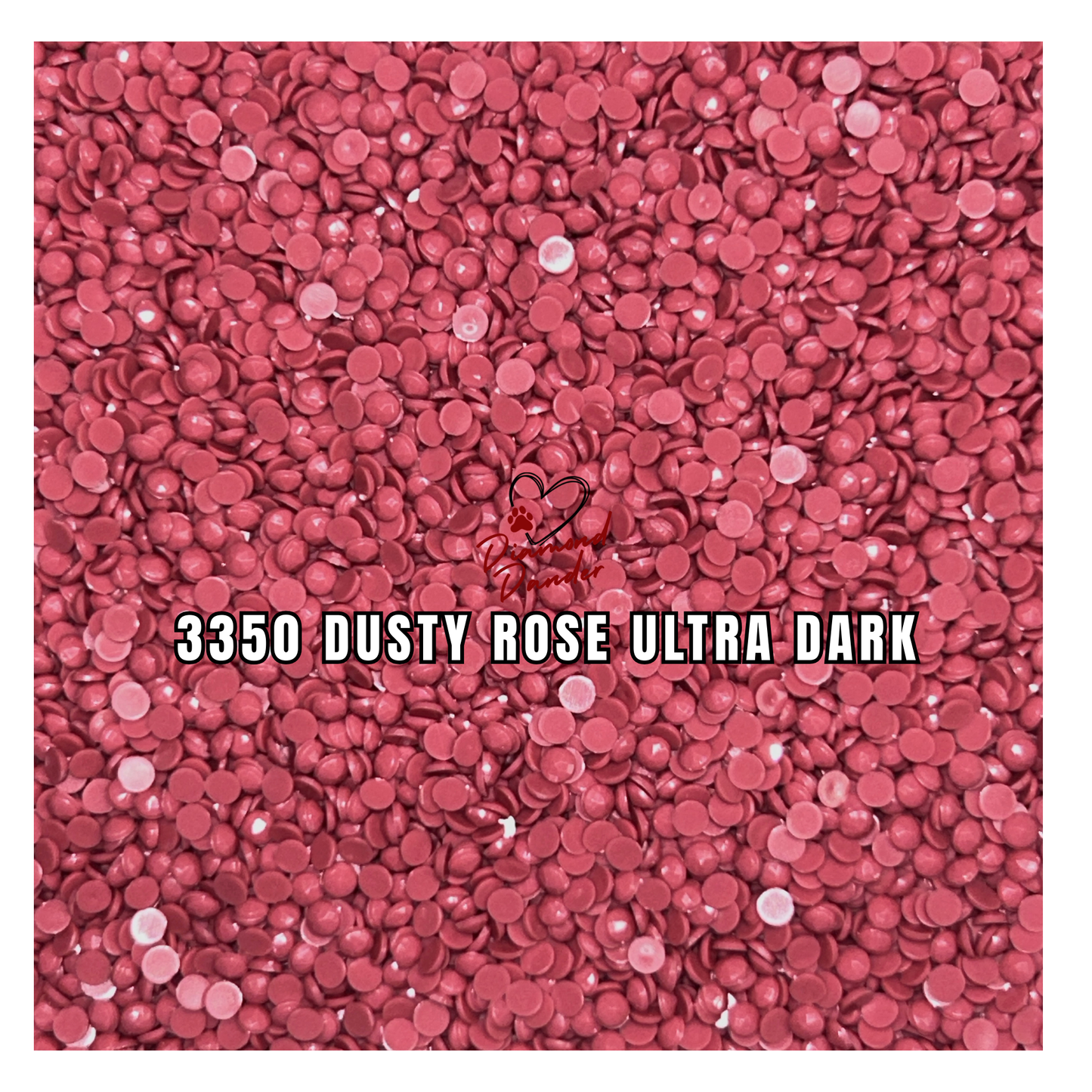 Diamond Dander: 3350 Dusty Rose Ultra Dark -  Round Drill