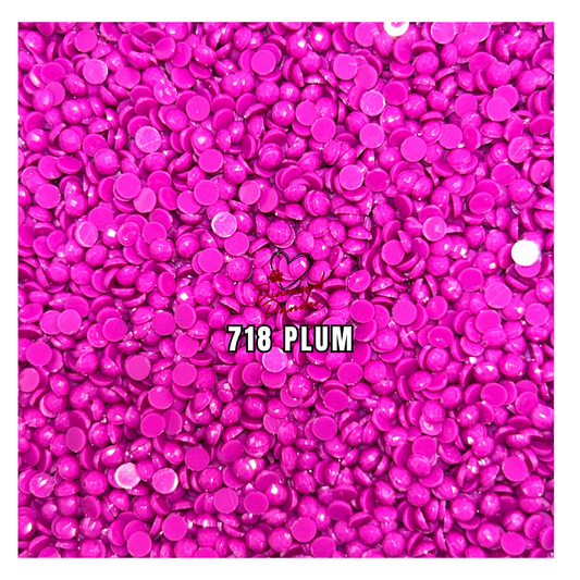 Diamond Dander: 718 Plum - Round Drill