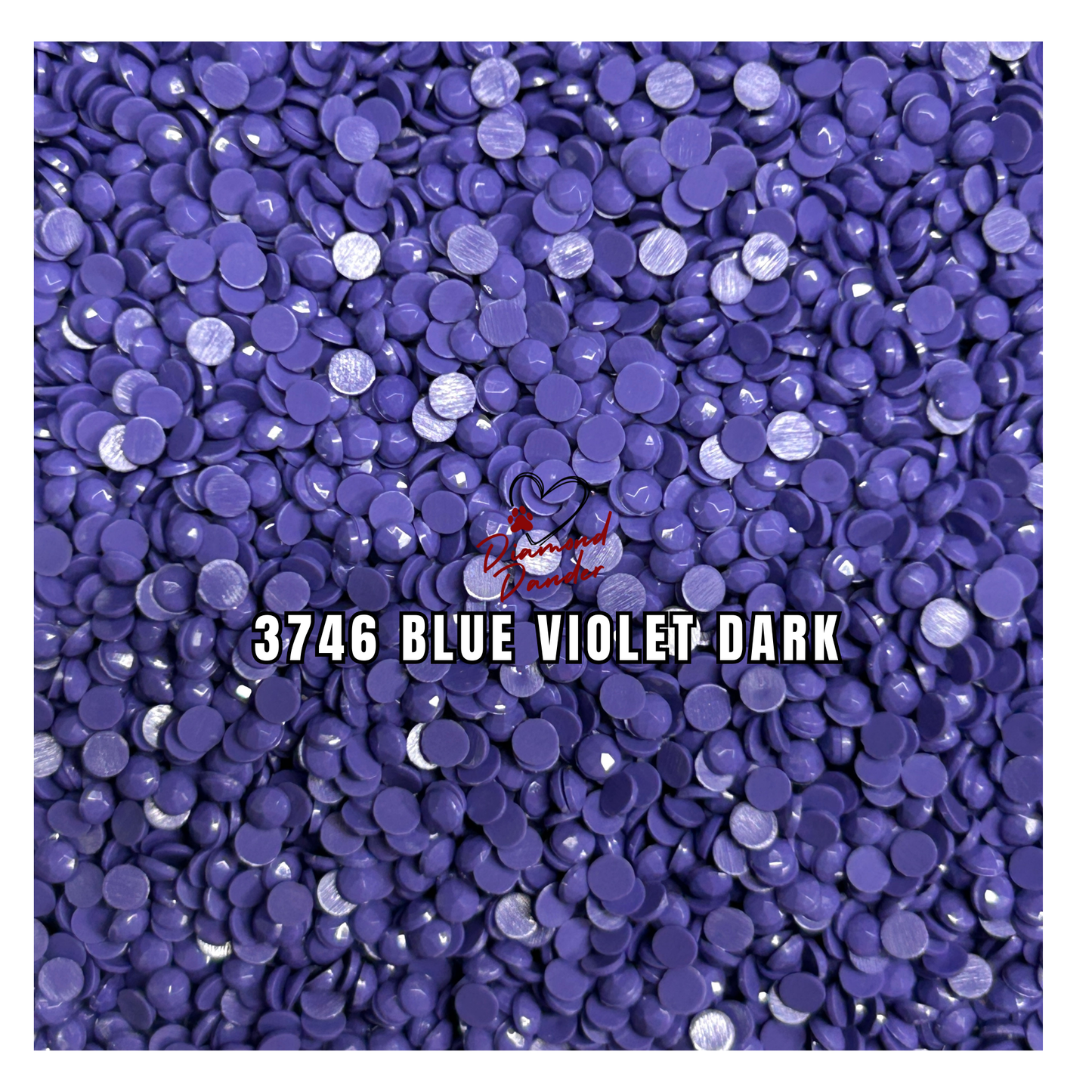 Diamond Dander: 3746 Blue Violet Dark -  Round Drill