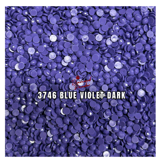 Diamond Dander: 3746 Blue Violet Dark -  Round Drill