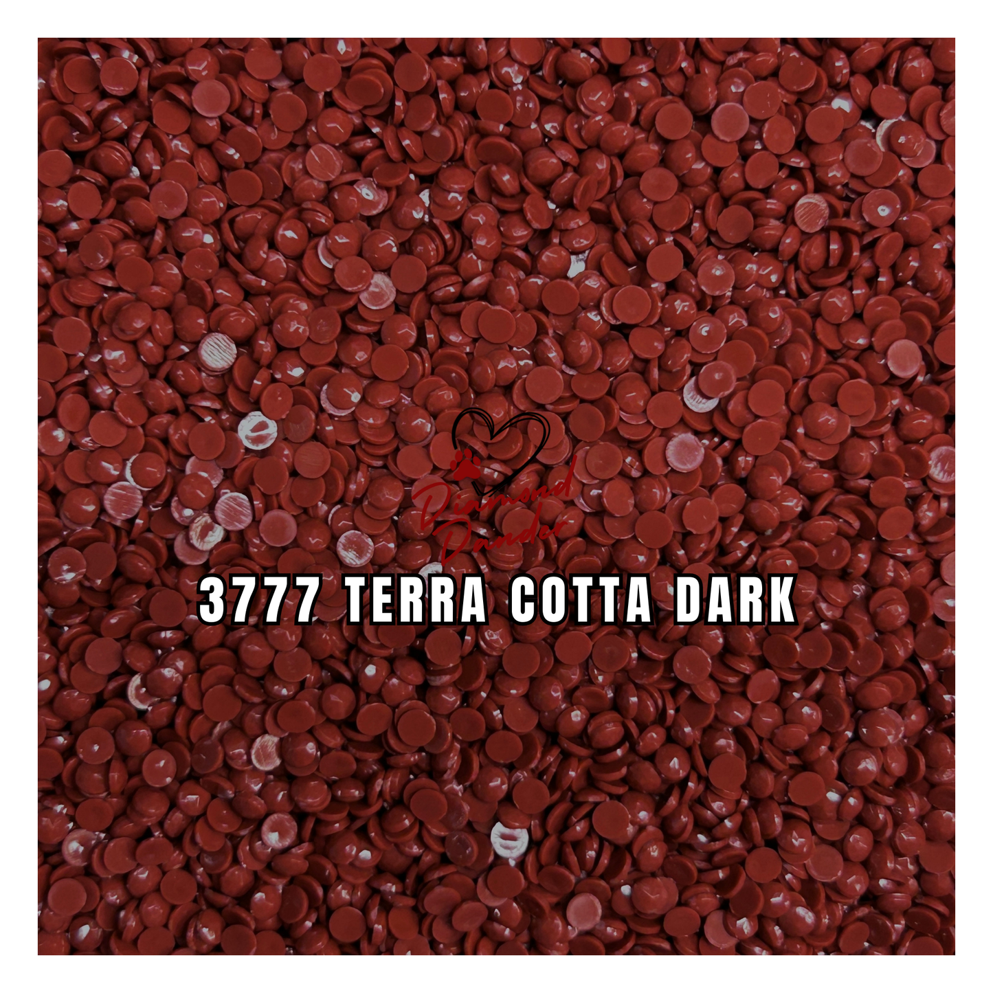 Diamond Dander: 3777 Terra Cotta Dark -  Round Drill