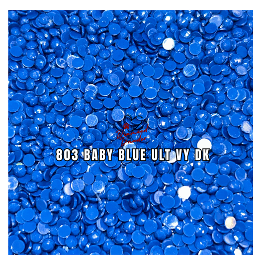 Diamond Dander: 803 Baby Blue Ult Vy Dk - Round Drill