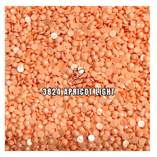 Diamond Dander: 3824 Apricot Light -  Round Drill