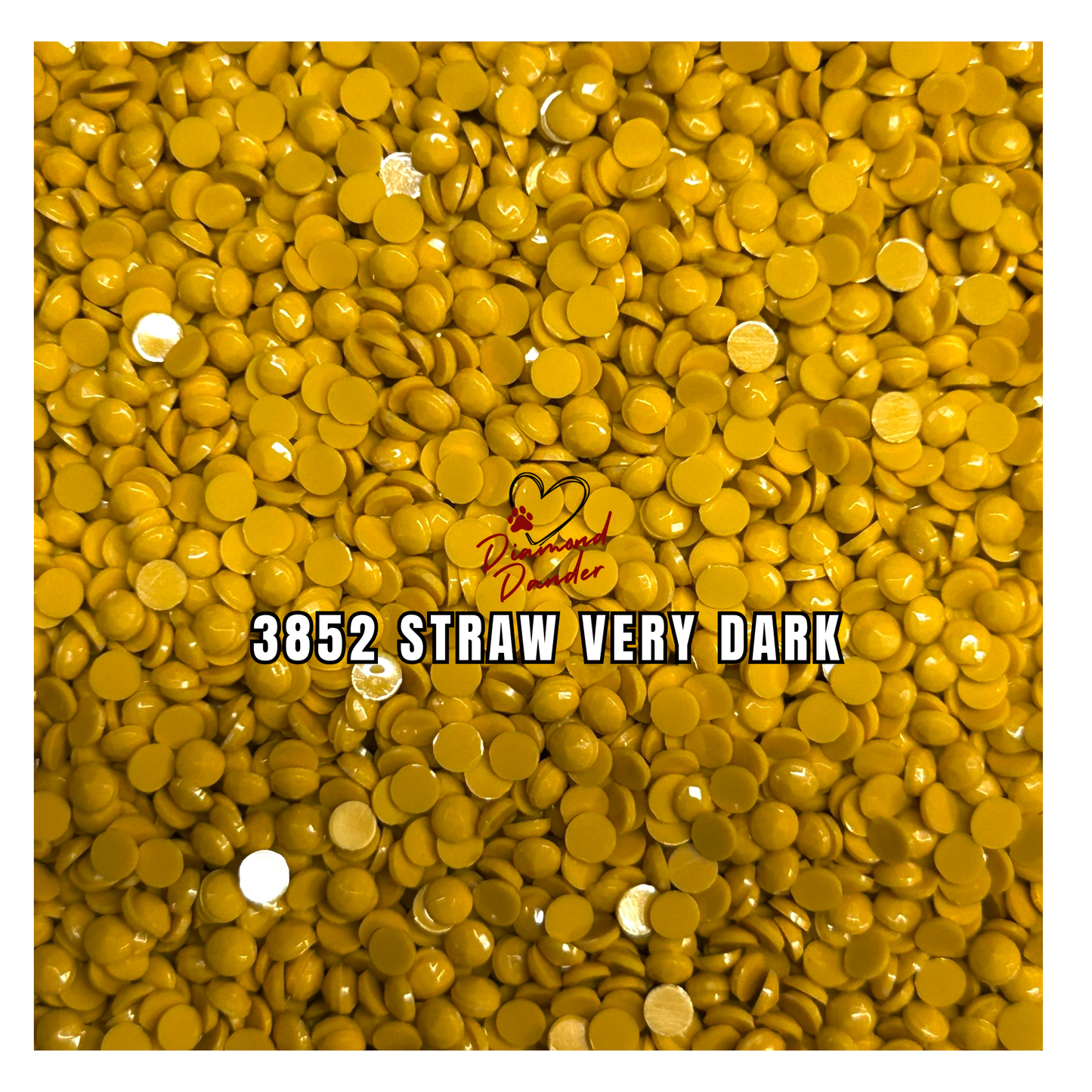 Diamond Dander: 3852 Straw Very Dark -  Round Drill