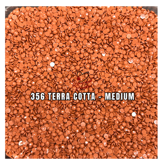 Diamond Dander: 356 Terra Cotta - Medium -  Round Drill