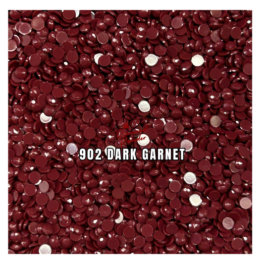 Diamond Dander: 902 Dark Garnet - Round Drill