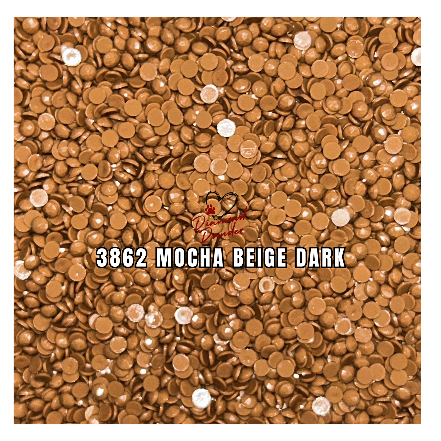 Diamond Dander: 3862 Mocha Beige Dark -  Round Drill
