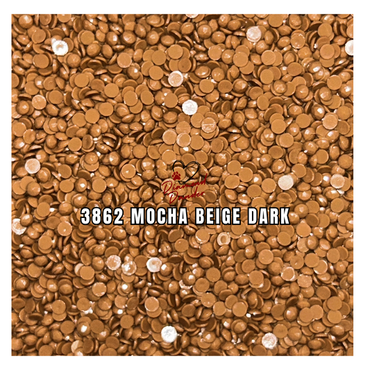 Diamond Dander: 3862 Mocha Beige Dark -  Round Drill