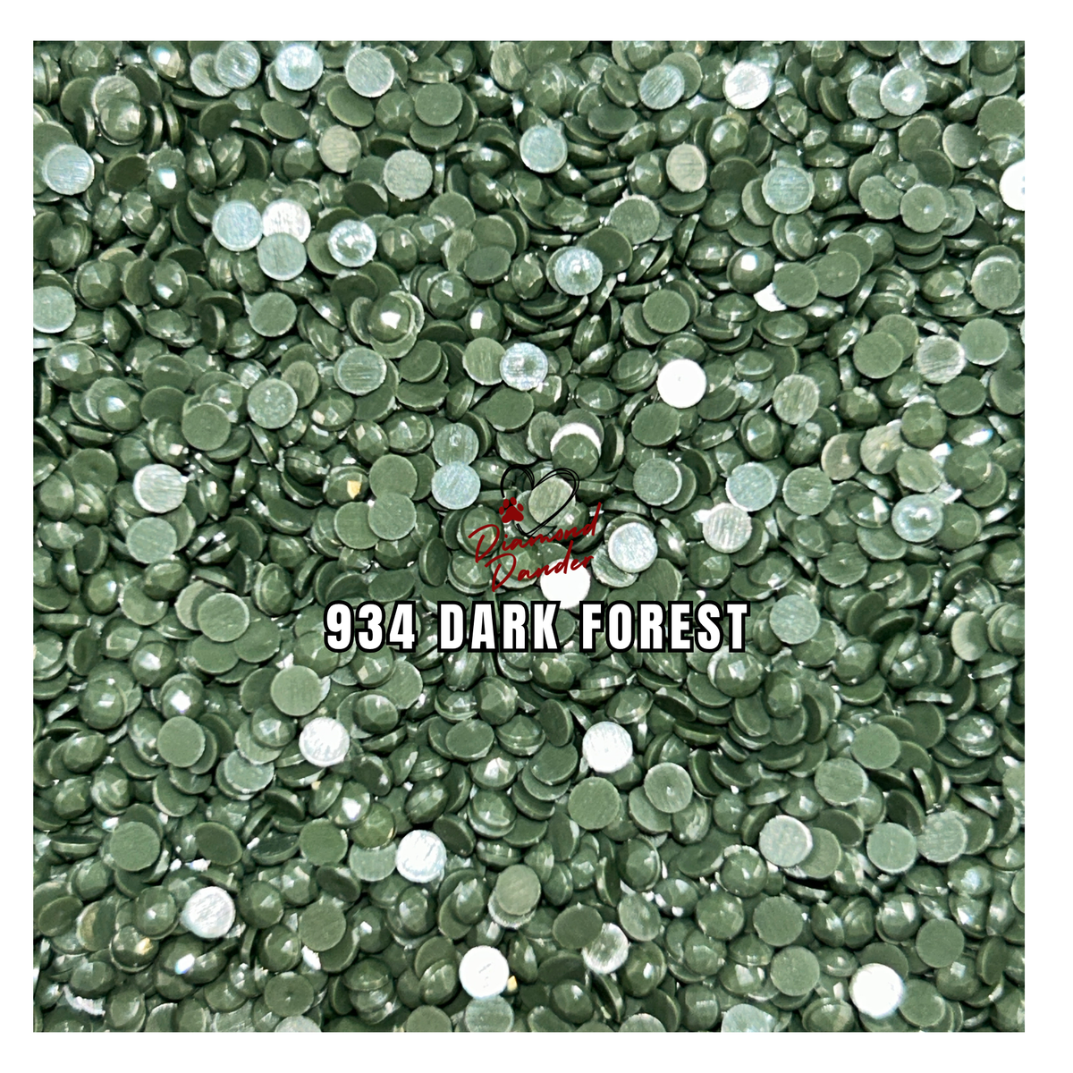 Diamond Dander: 934 Dark Forest - Round Drill