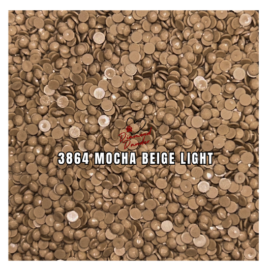 Diamond Dander: 3864 Mocha Beige Light -  Round Drill