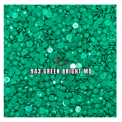 Diamond Dander: 943 Green Bright - Medium -  Round Drill