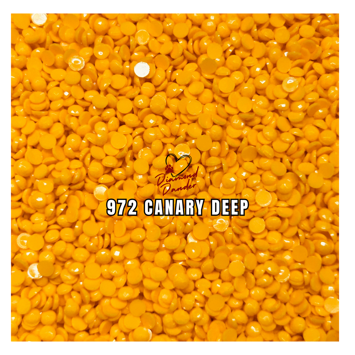 Diamond Dander: 972 Canary Deep - Round Drill