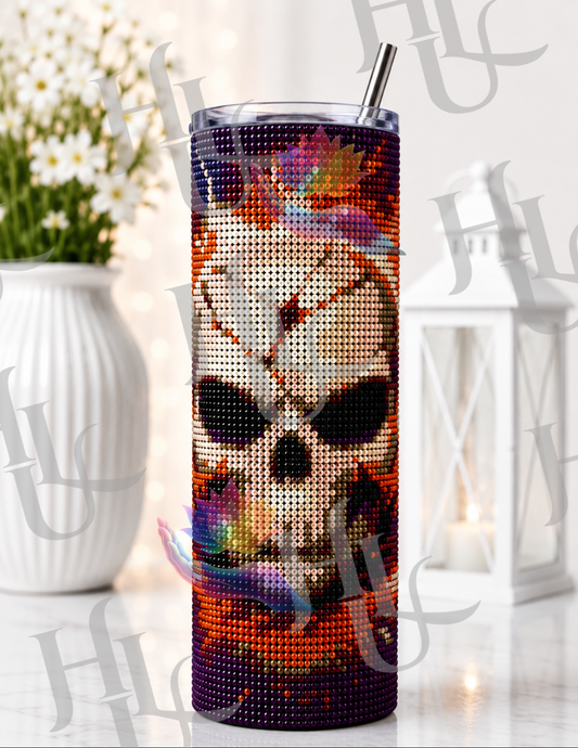 Blaze of Bones diamond art canvas