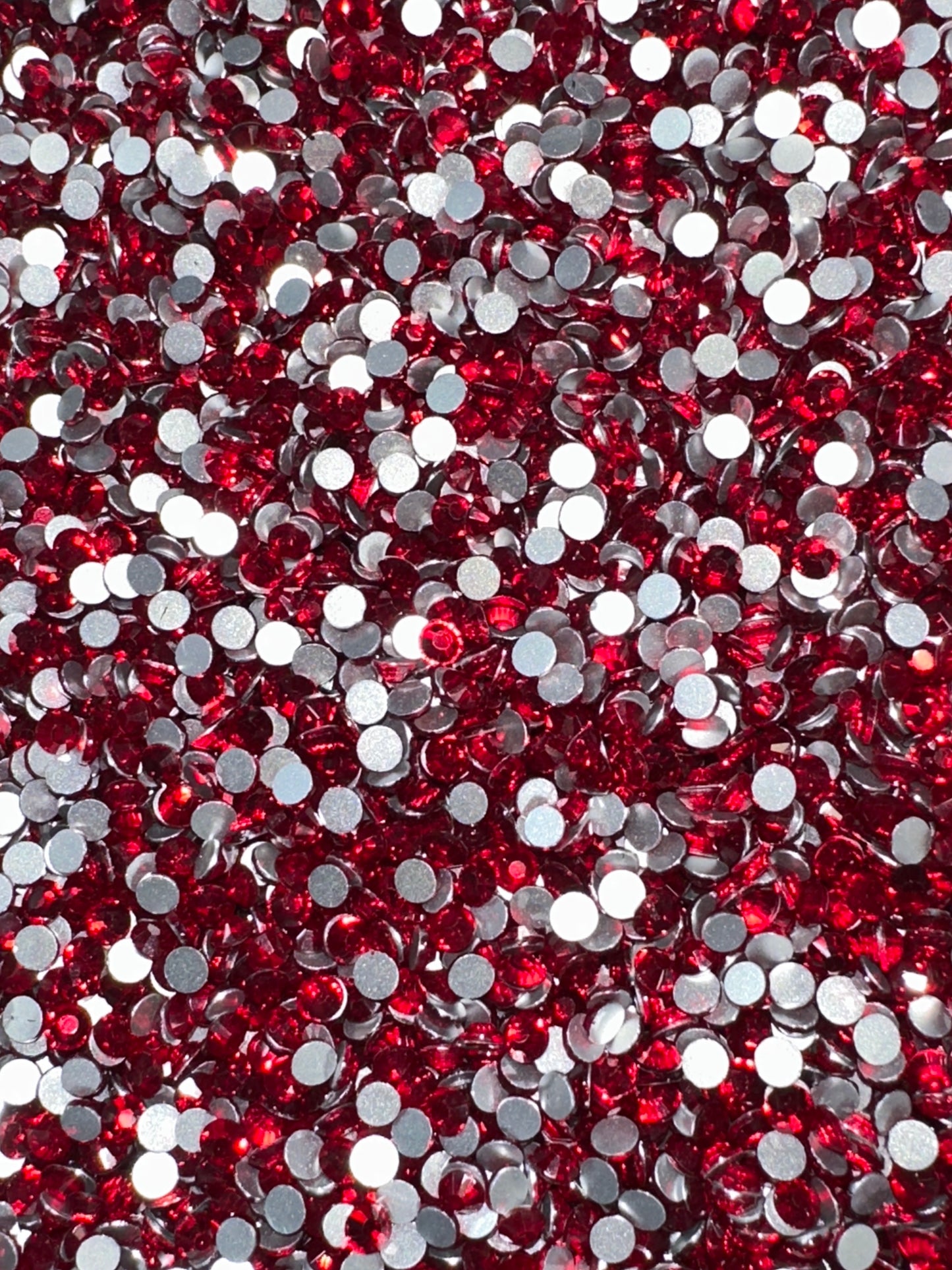 Diamond Dander: SS10 Siam Glass Rhinestones