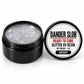 Craft Bully Dander Slob Hiccup glitter UV resin in a 1 oz black jar.