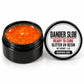 Craft Bully Dander Slob Marmalade glitter UV resin in a 1 oz black jar.