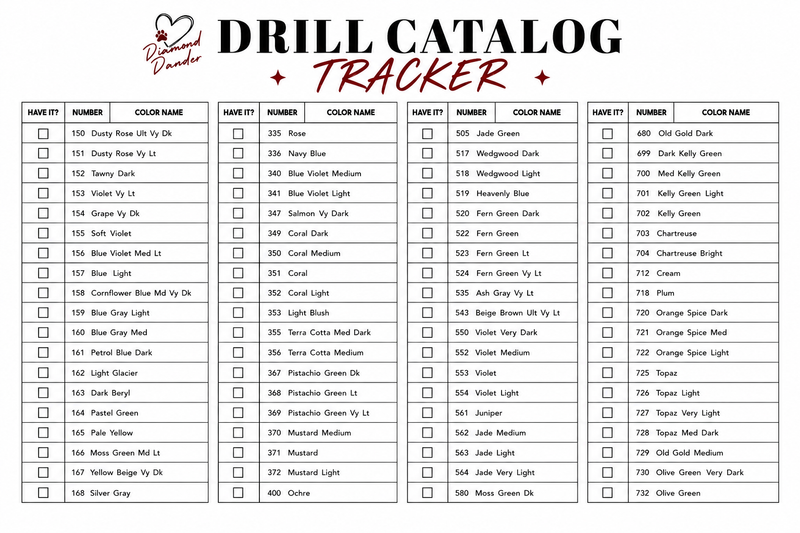 Drill Catalog Tracker