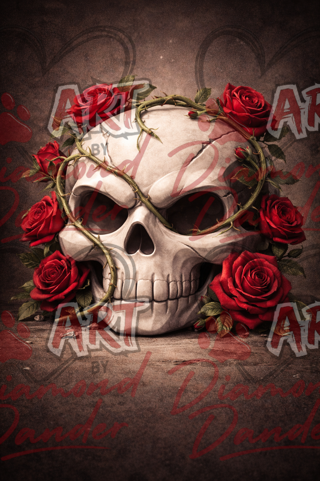 Art By Diamond Dander - Garden Of Bone