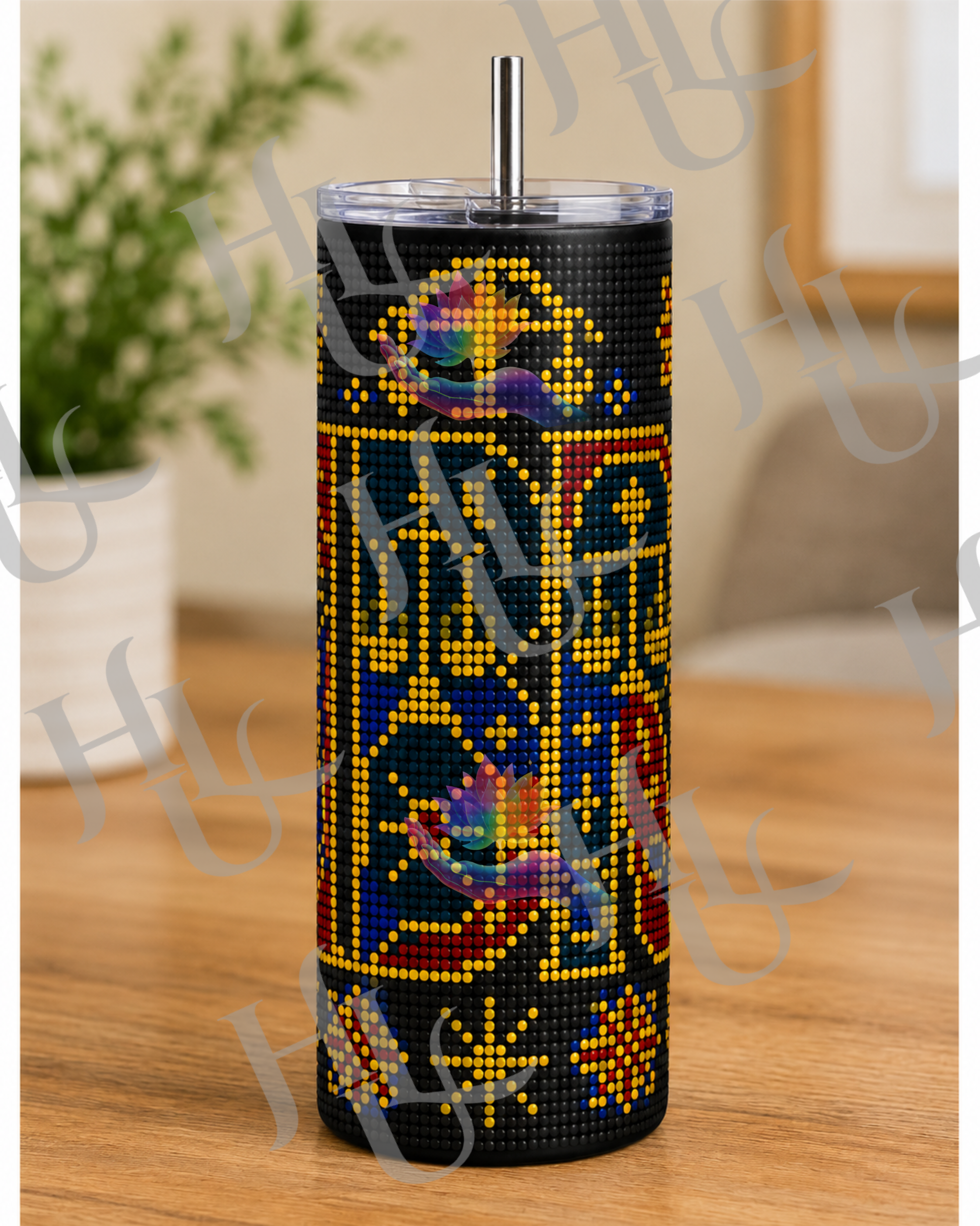 Libra Energy diamond art canvas